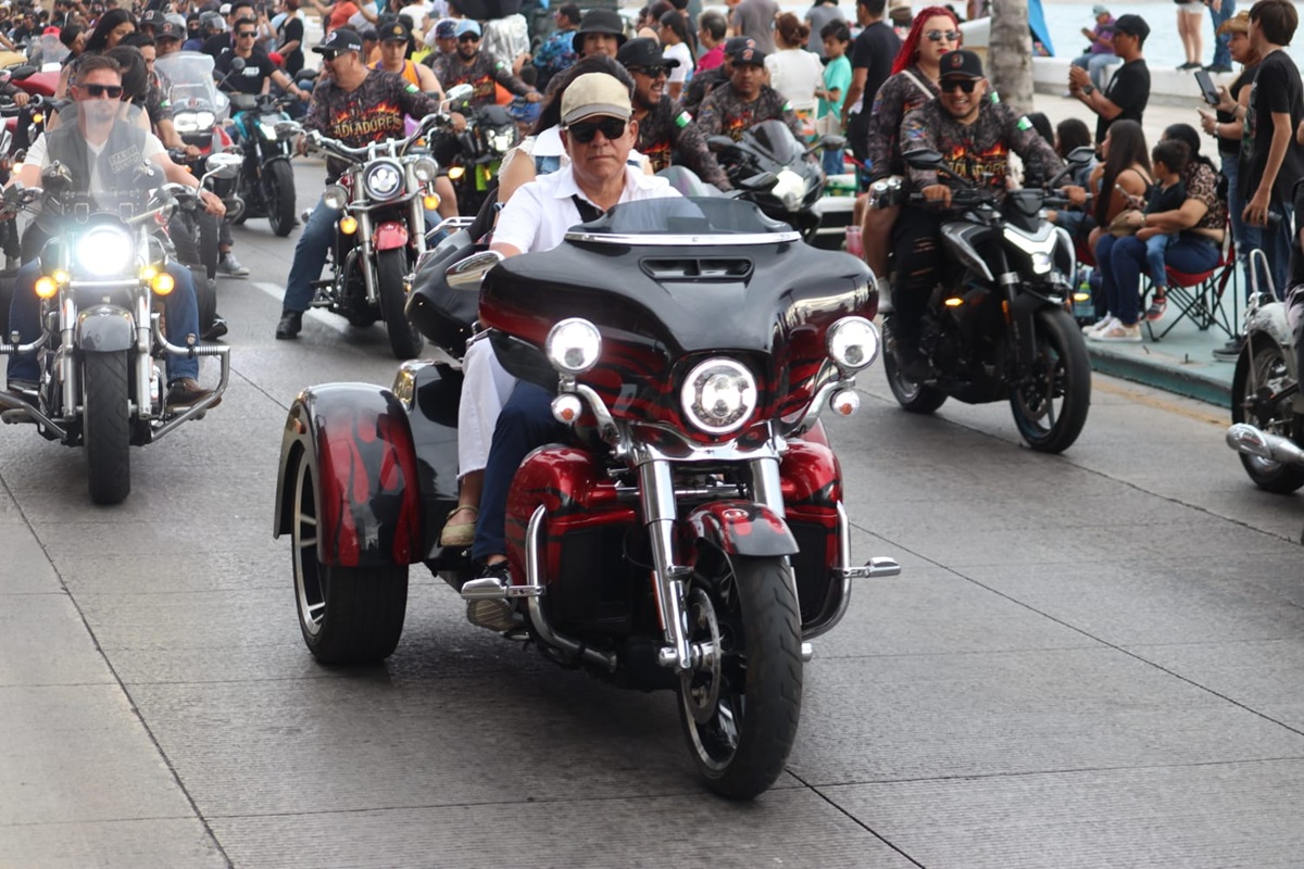 Motociclistas en la Semana de la Moto 2026 en Mazatlán