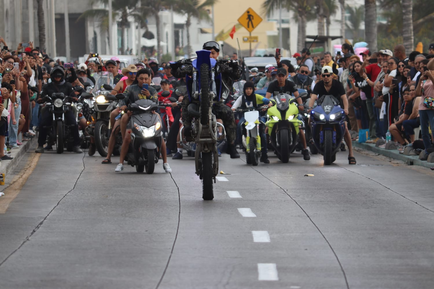 Motociclistas en la Semana de la Moto 2026 en Mazatlán