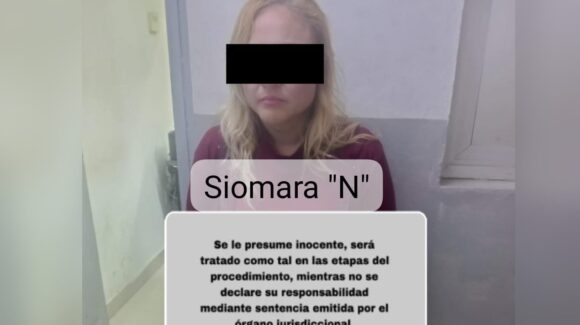 Por robar en un comercio, la SSPM detiene infraganti a Siomara “N” en Mazatlán, Sinaloa