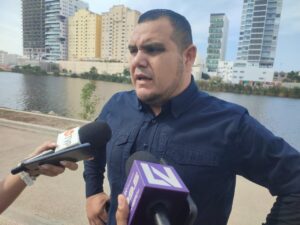 Titular de la Secretaría de Seguridad Pública en Mazatlán, Jaime Othoniel Barrón Valdez