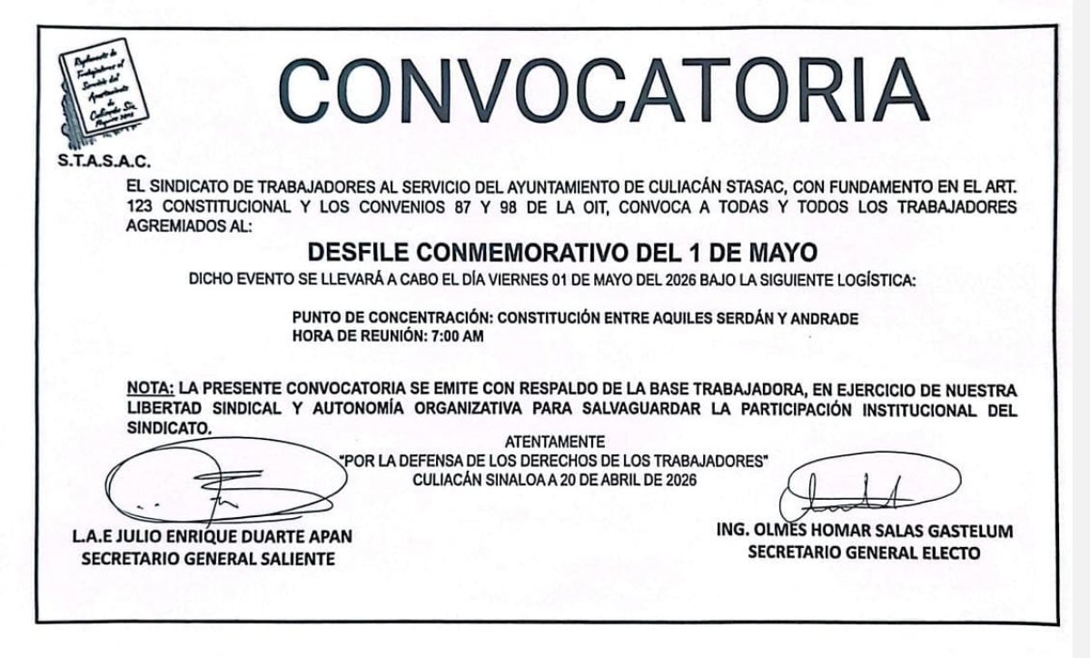 Stasac convoca a marcha tras asesinato de Homar Salas