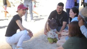 supervisa alcaldesa estrella palacios condiciones en playas de mazatlan sinaloa