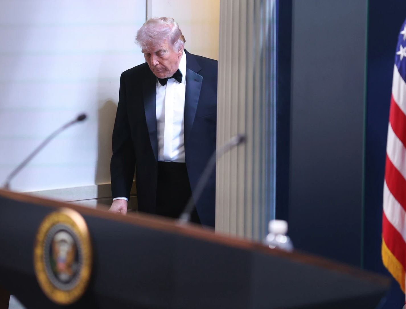 Trump en la cena de corresponsales de la Casa Blanca