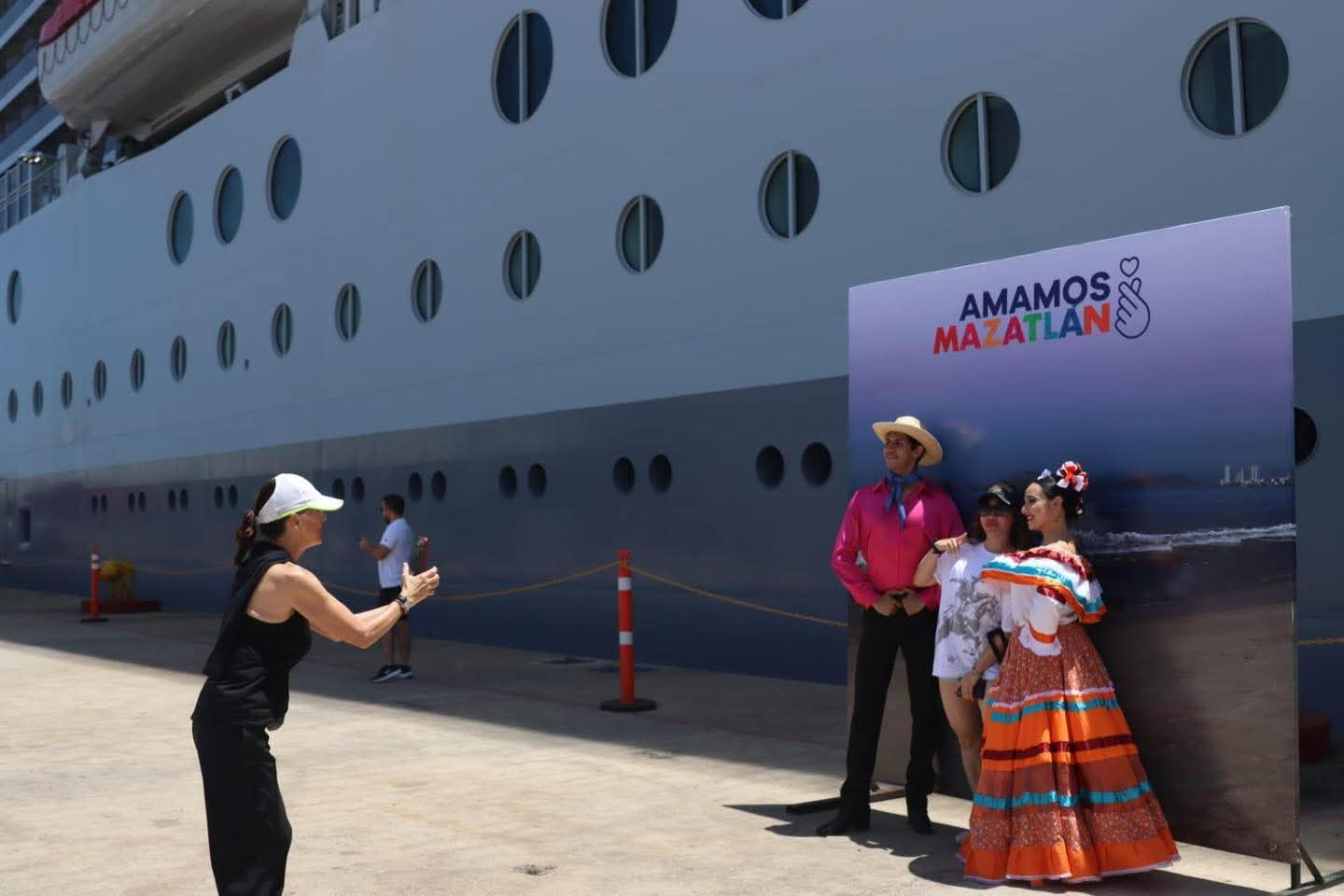 Turistas en Mazatlán