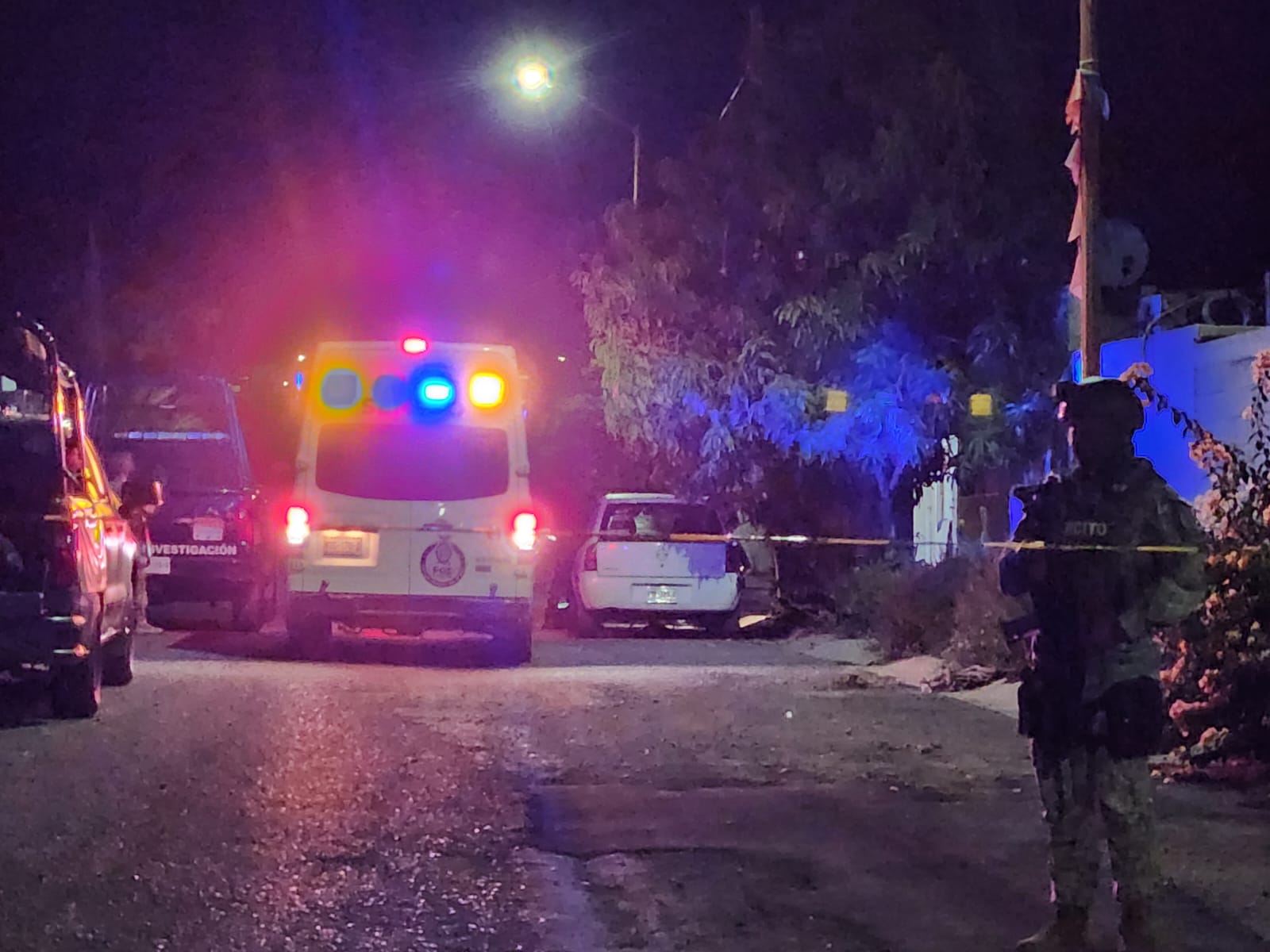 un hombre fue asesinado durante la madrugada en el fraccionamiento las glorias de culiacan