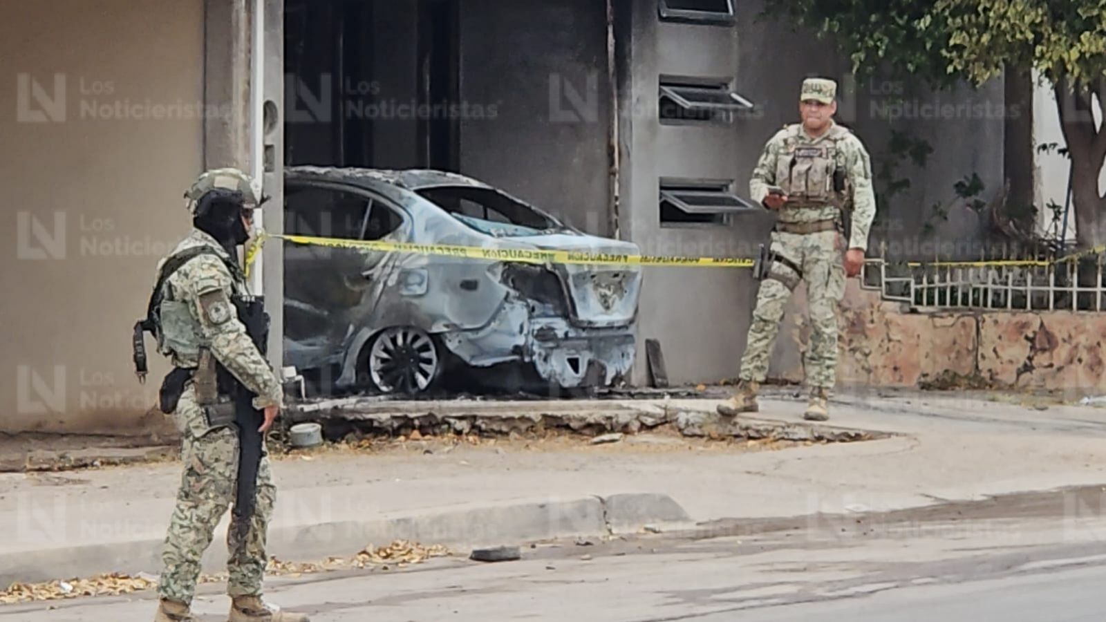 Casa vandalizada en Estela Ortiz de Culiacán
