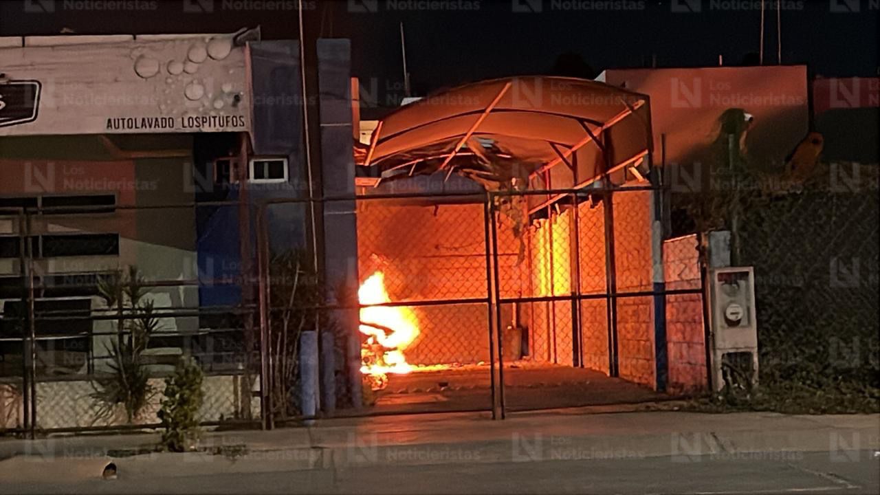 Vandalizan autolavado en el fraccionamiento Santa Elena, en Culiacán