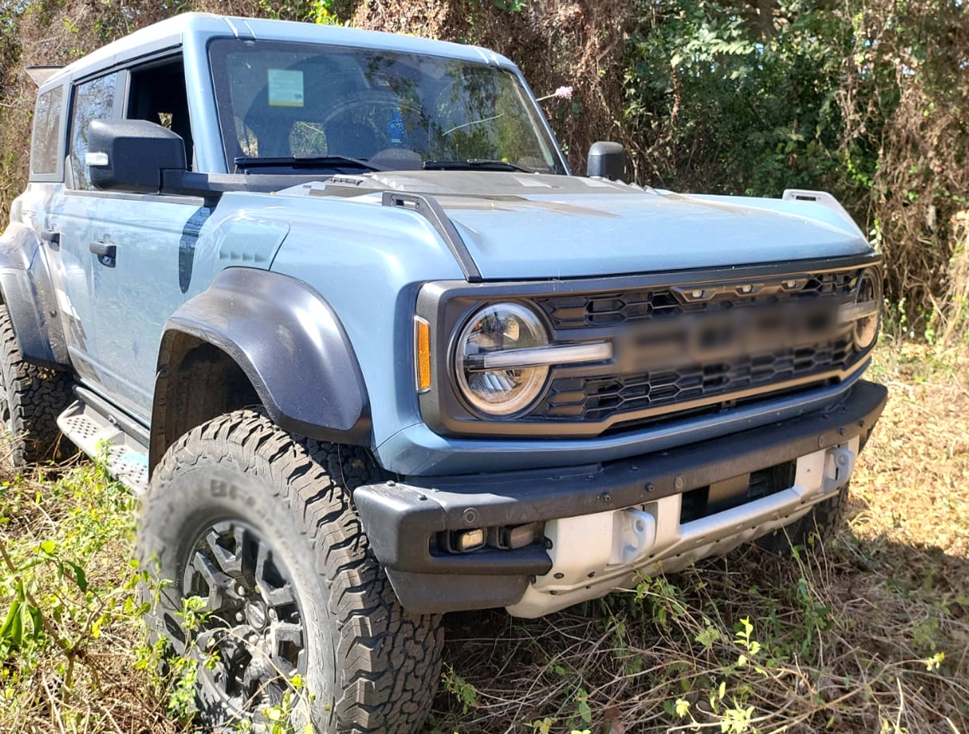 Vehículo asegurado en Escuinapa