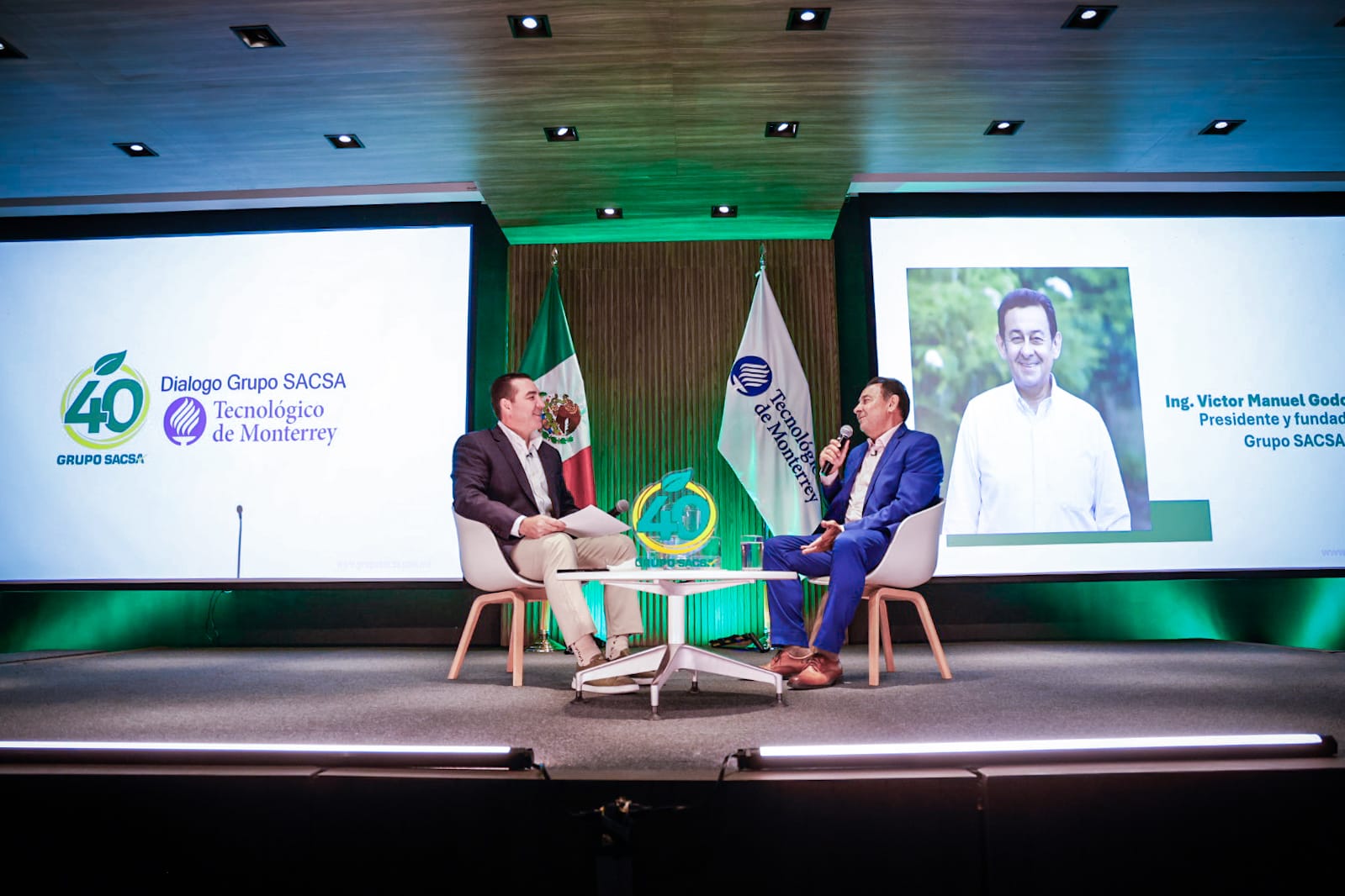 TEC de Monterrey llevó a cabo un diálogo especial como parte de los festejos por el 40 aniversario de Grupo SACSA