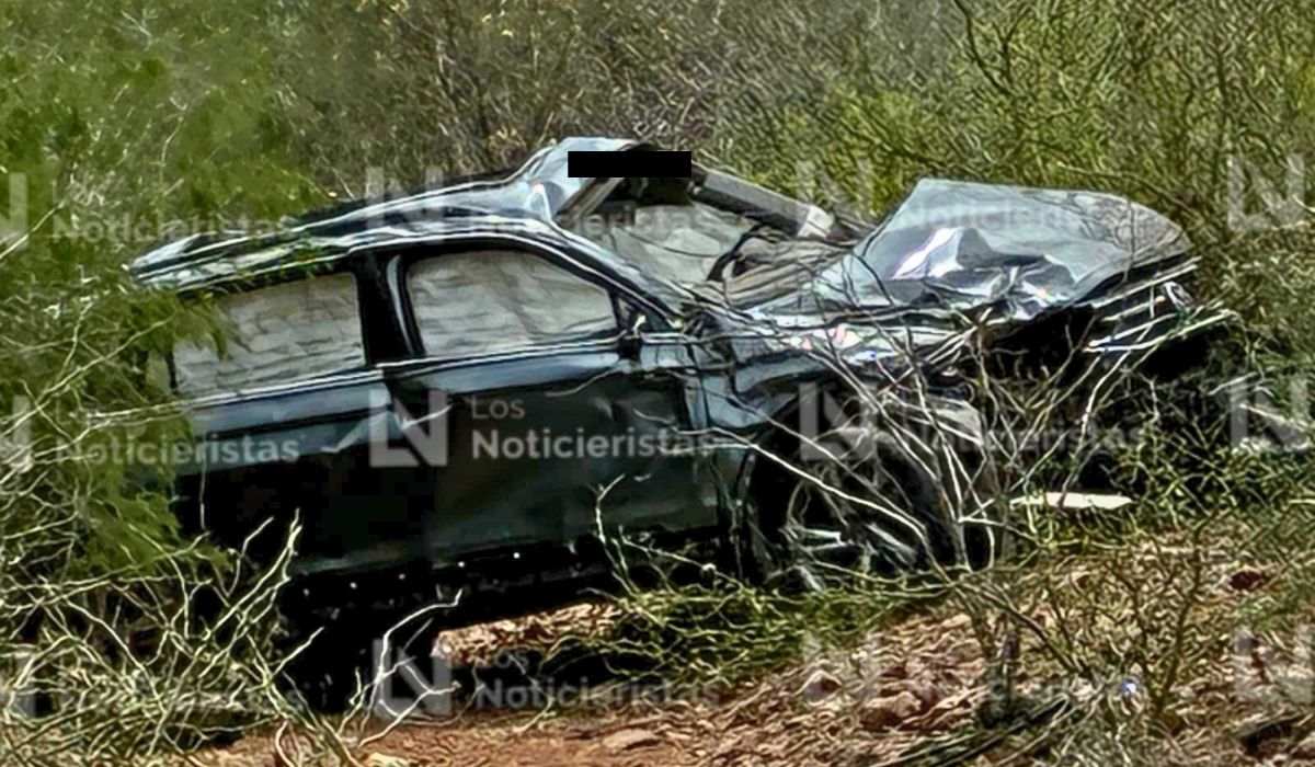 Accidente en la carretera Tosalibampo -Cachoana en Ahome Sinaloa