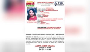 Zuria Yuckey Gandarilla Valles, desaparecida en Badiraguato, Sinaloa