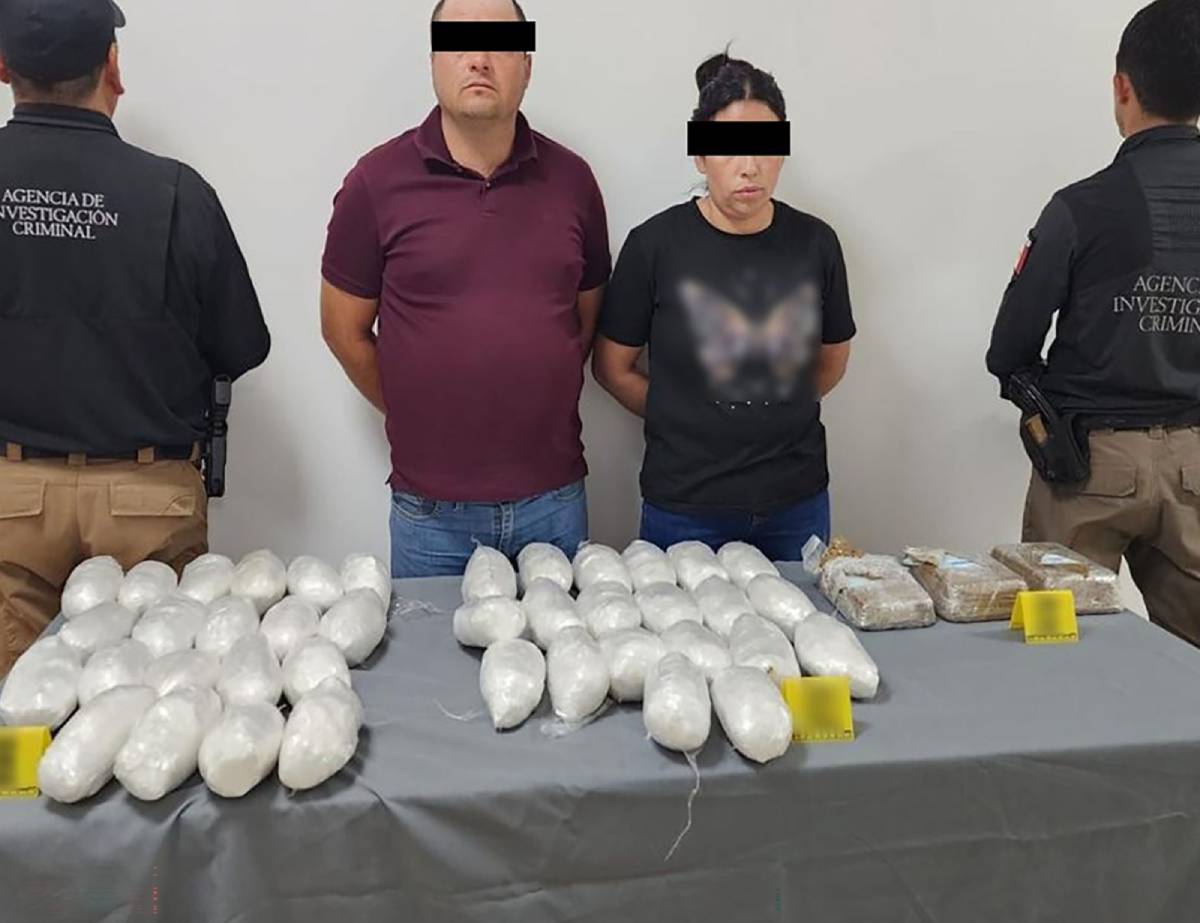 Aseguran 20 kilos de metanfetamina y 25 mil dosis de fentanilo en Chihuahua