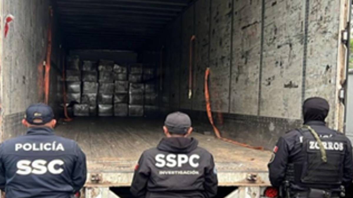 Detienen a cuatro con más de una tonelada de droga oculta en cajas de huevo en CDMX