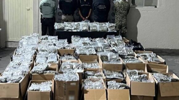 Detienen a una persona y aseguran 761 kilos de mariguana en Coahuila