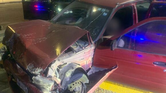 Dos hombres prensados deja accidente en el sector centro de Los Mochis, Sinaloa