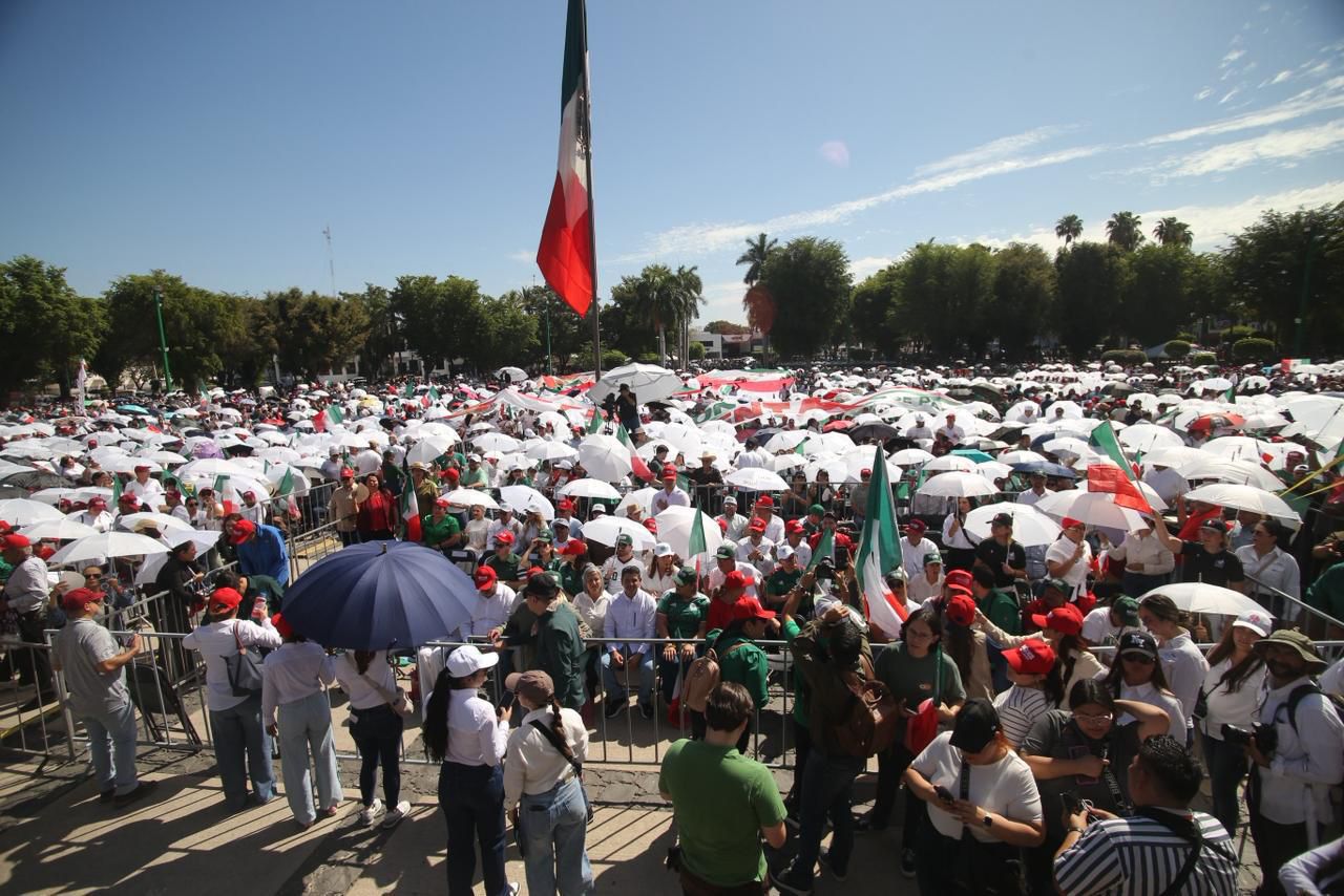 Alcaldesa de Mazatlán, Estrella Palacios, se suma en Culiacán al respaldo nacional a Claudia Sheinbaum
