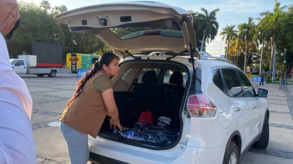 Arranca el Aquaton 2026; llega la primera donante con 50 litros de agua en Culiacán, Sinaloa