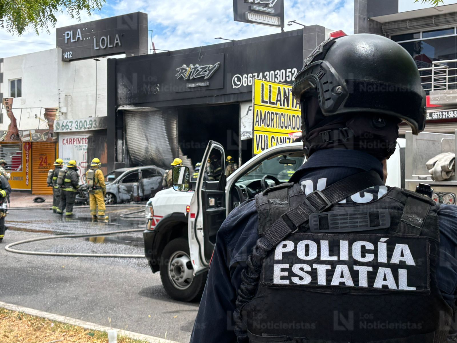 Atacan y vandalizan taller mecánico en sector La Conquista