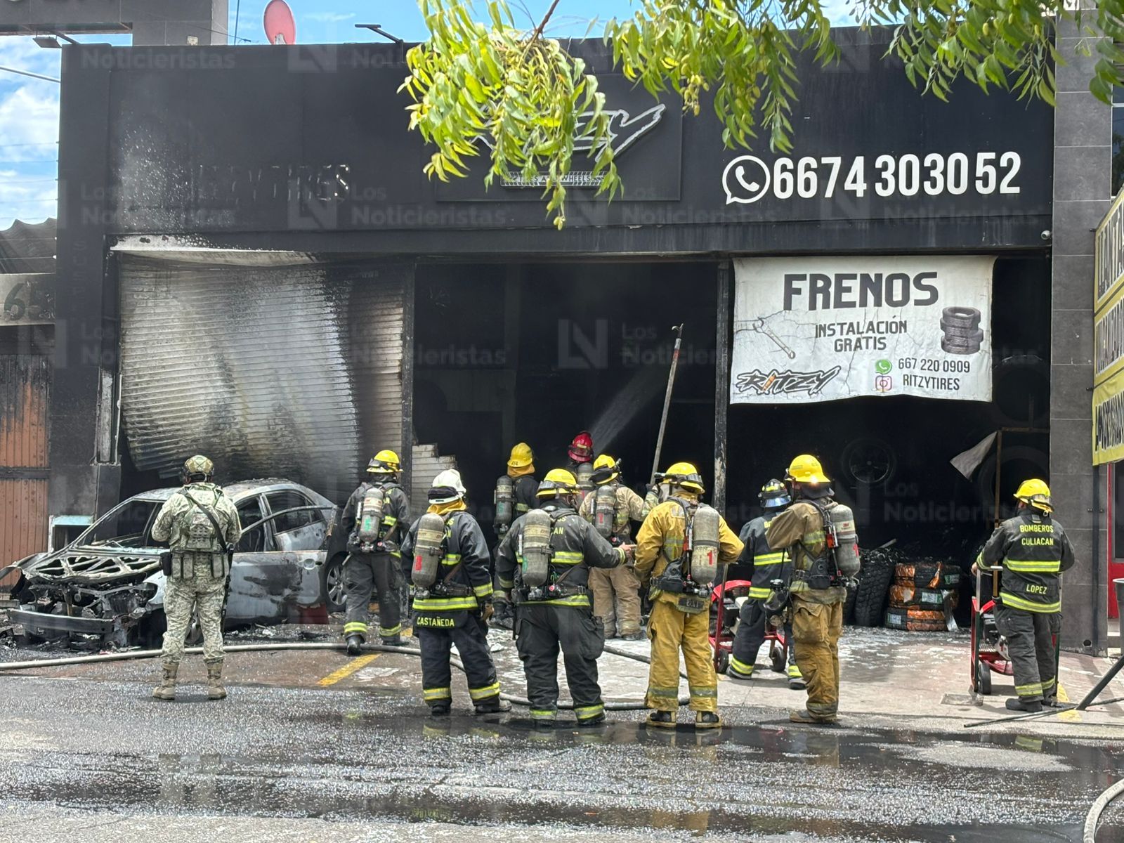 Atacan y vandalizan taller mecánico en sector La Conquista