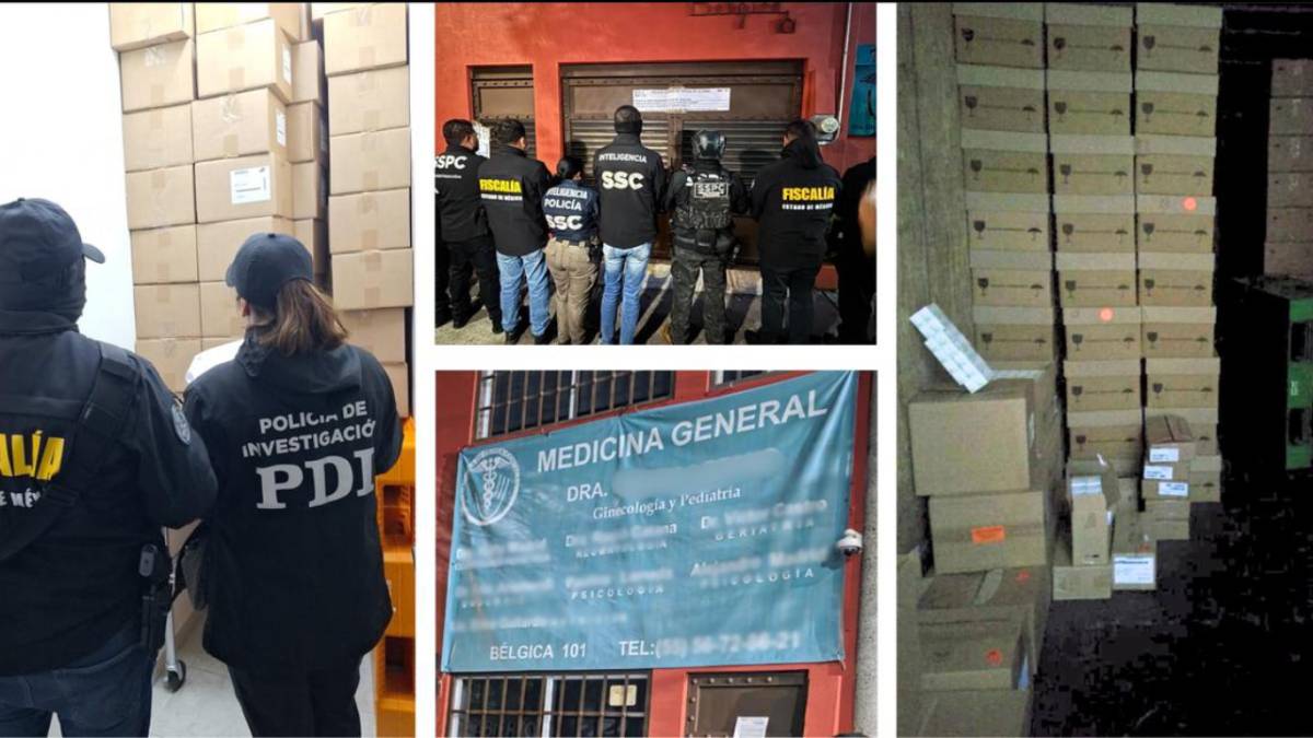 Autoridades aseguran inmuebles y recuperan medicamento controlado robado en Edomex