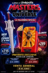 Cinépolis presenta réplica de la Espada del Poder de He-Man
