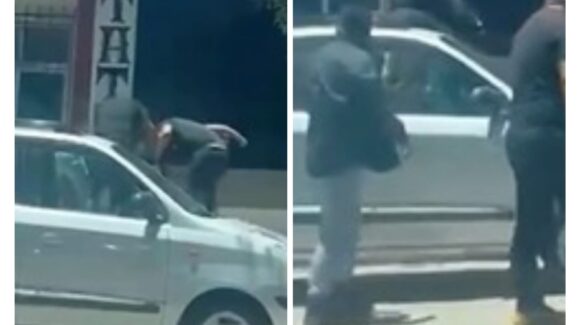Fueron ciudadanos quienes someten al presunto asaltante en el centro de Guasave, Sinaloa