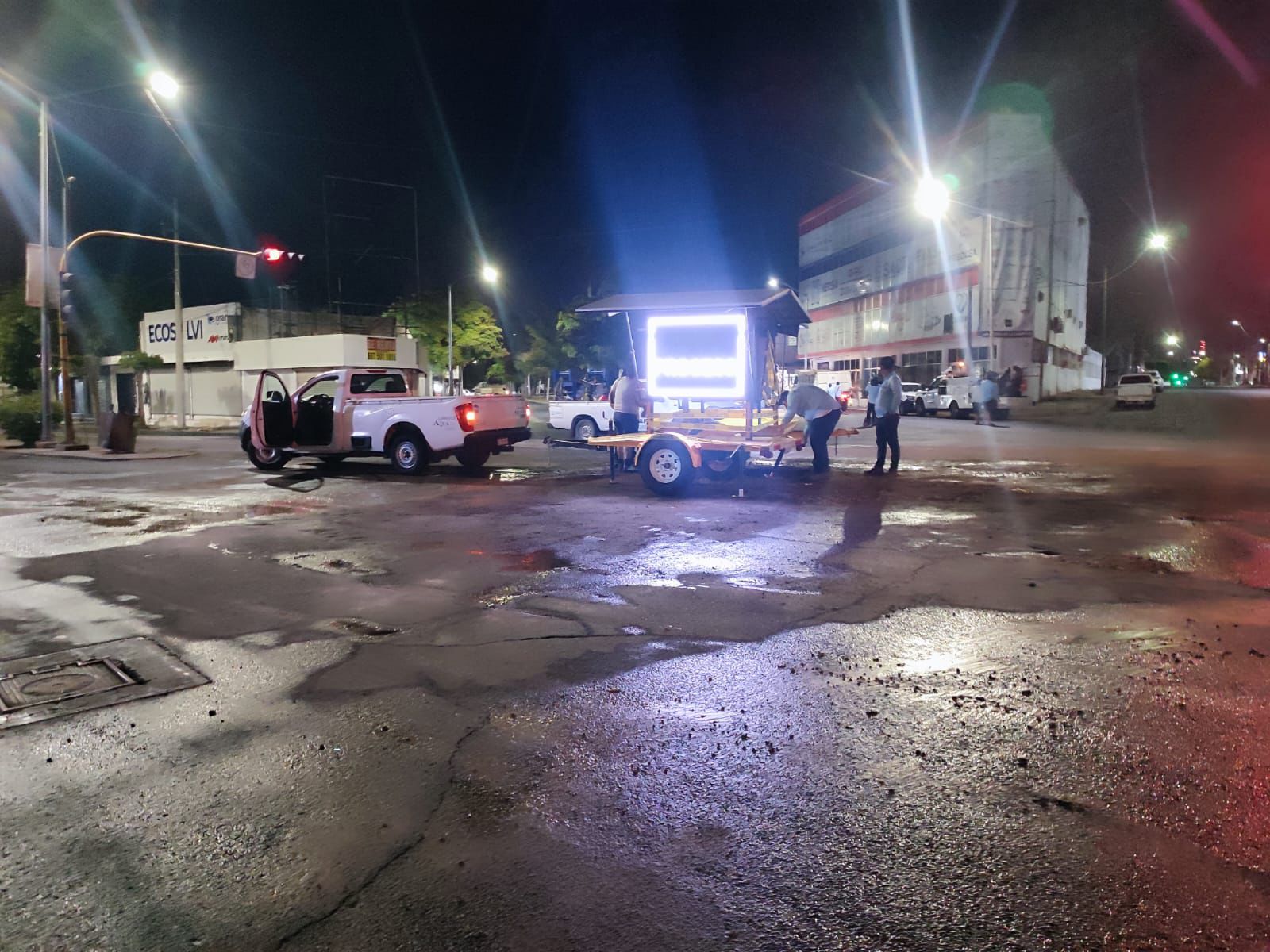 Concluye reparación en el cruce de Francisco I. Madero y Avenida Rodolfo G. Robles, en Culiacán