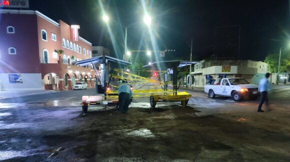 Concluye reparación en el cruce de Francisco I. Madero y Avenida Rodolfo G. Robles, en Culiacán; se mantiene cerrado