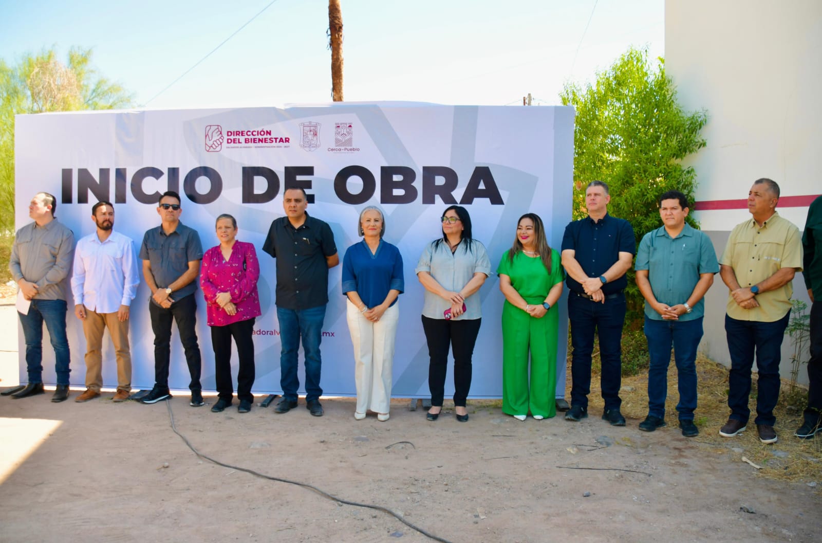 Dan banderazo a obra de alumbrado en la carretera Guamúchil-Mocorito