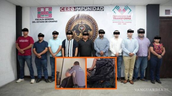 Detienen a diez servidores públicos en Chiapas por delito de tortura