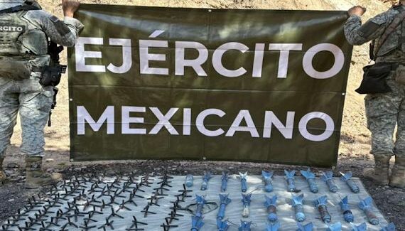 Ejército asegura explosivos, drones, ponchallantas y vehículos con blindaje en Badiraguato y Tamazula