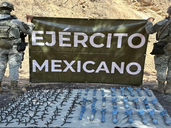 Ejército asegura explosivos en Badiraguato