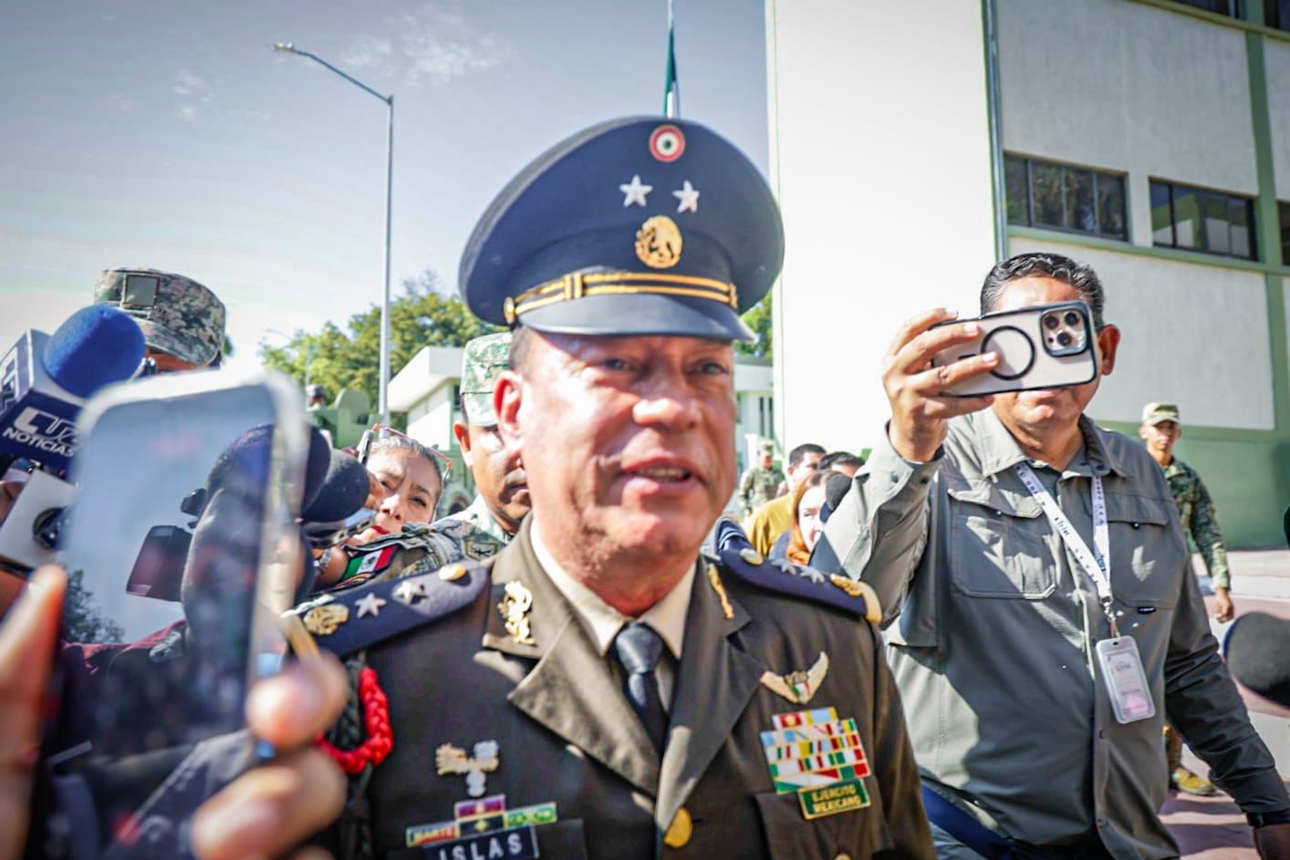 El General Julio César Islas Sánchez rinde protesta como Comandare de la Novena Zona Milltar, en Culiacán