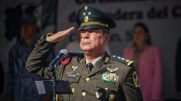 Rinde protesta el General Julio César Islas Sánchez como Comandante de la Novena Zona Militar, en Culiacán