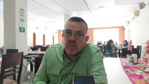El presidente de la Cámara Nacional de Comercio en Salvador Alvarado, Jorge Nishimoto