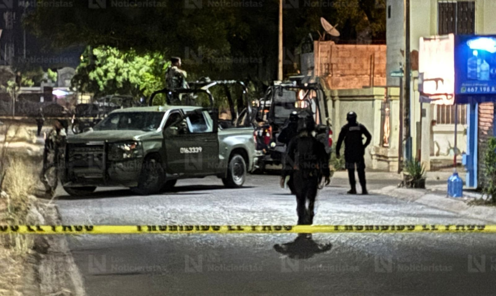 Enfrentamiento en el sector Cedros de Culiacán deja 2 policías lesionados y 3 delincuentes detenidos heridos