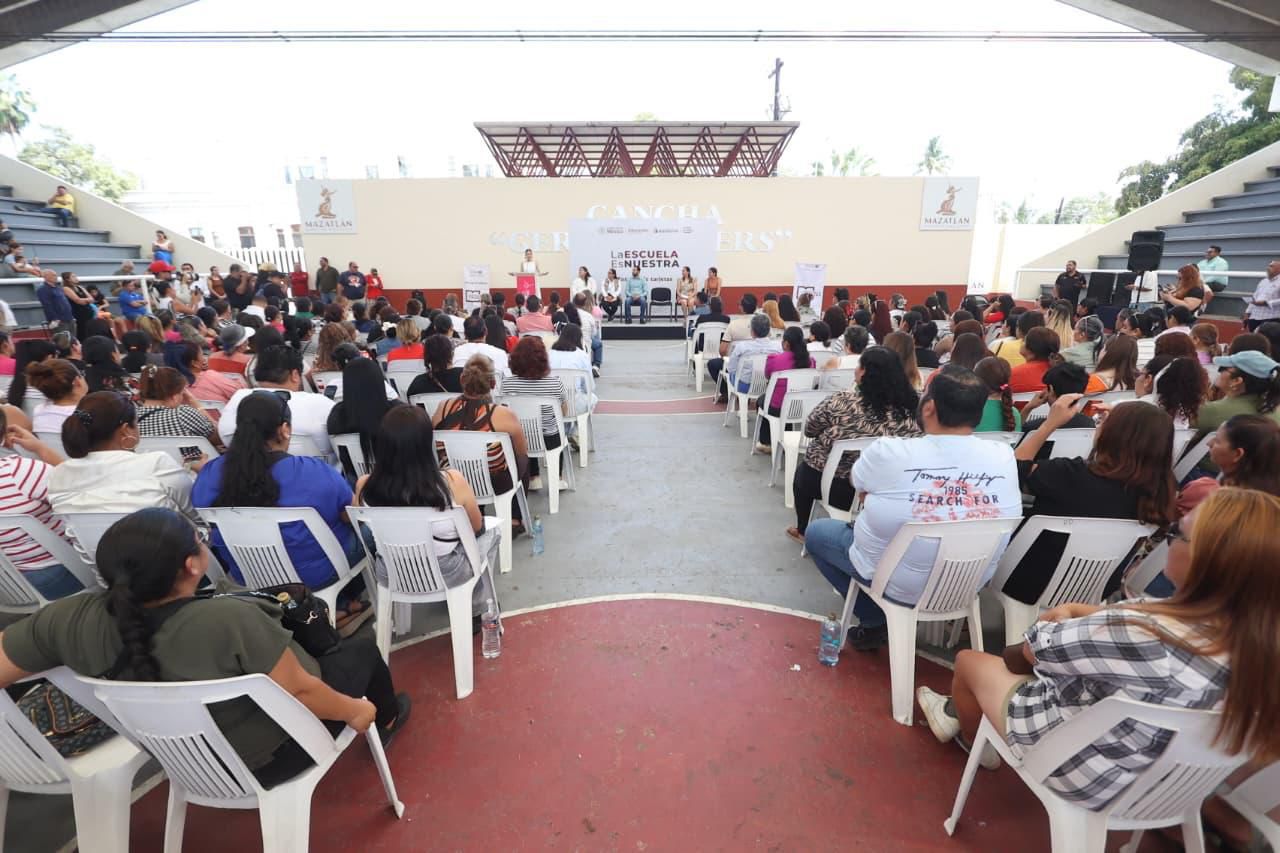 Entregan 115 apoyos del programa “La Escuela es Nuestra” en Mazatlán, Sinaloa