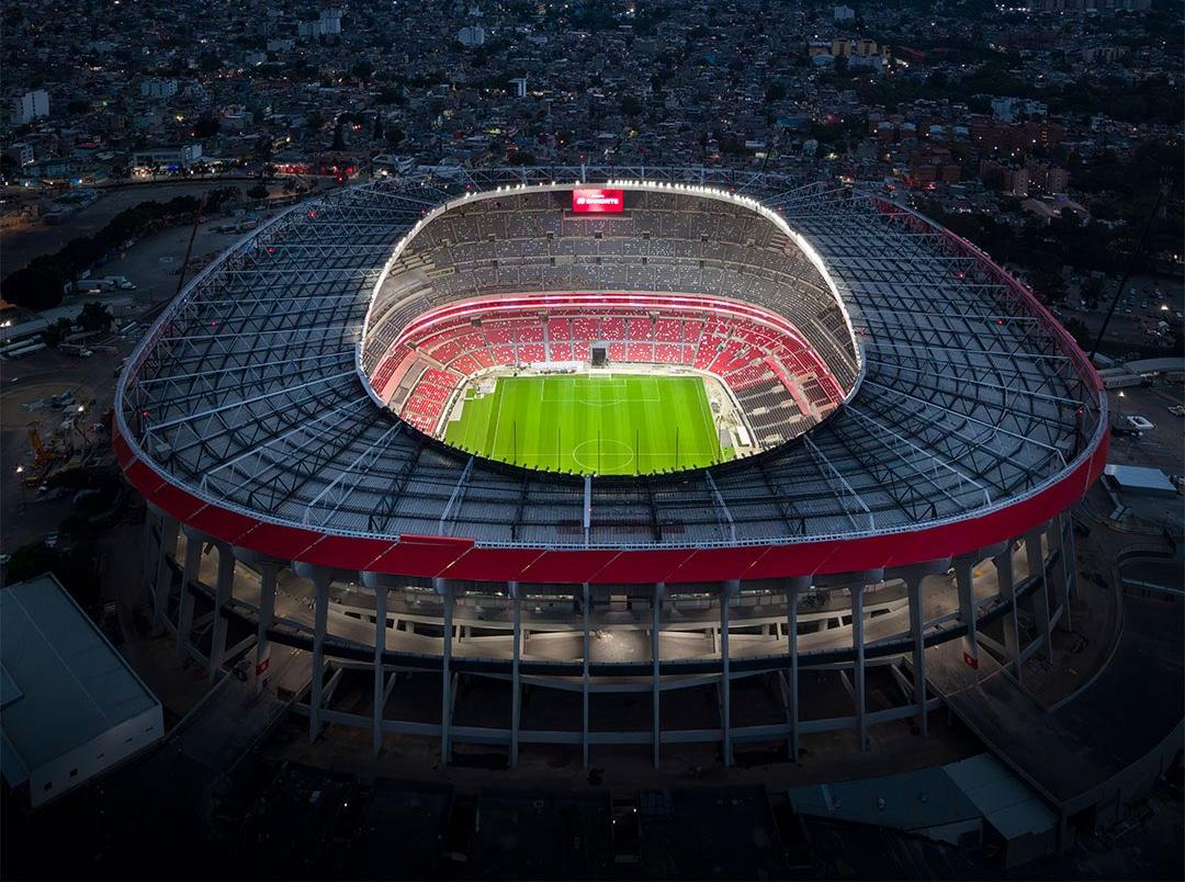 Estadio Azteca remodelado para el Mundial 2026