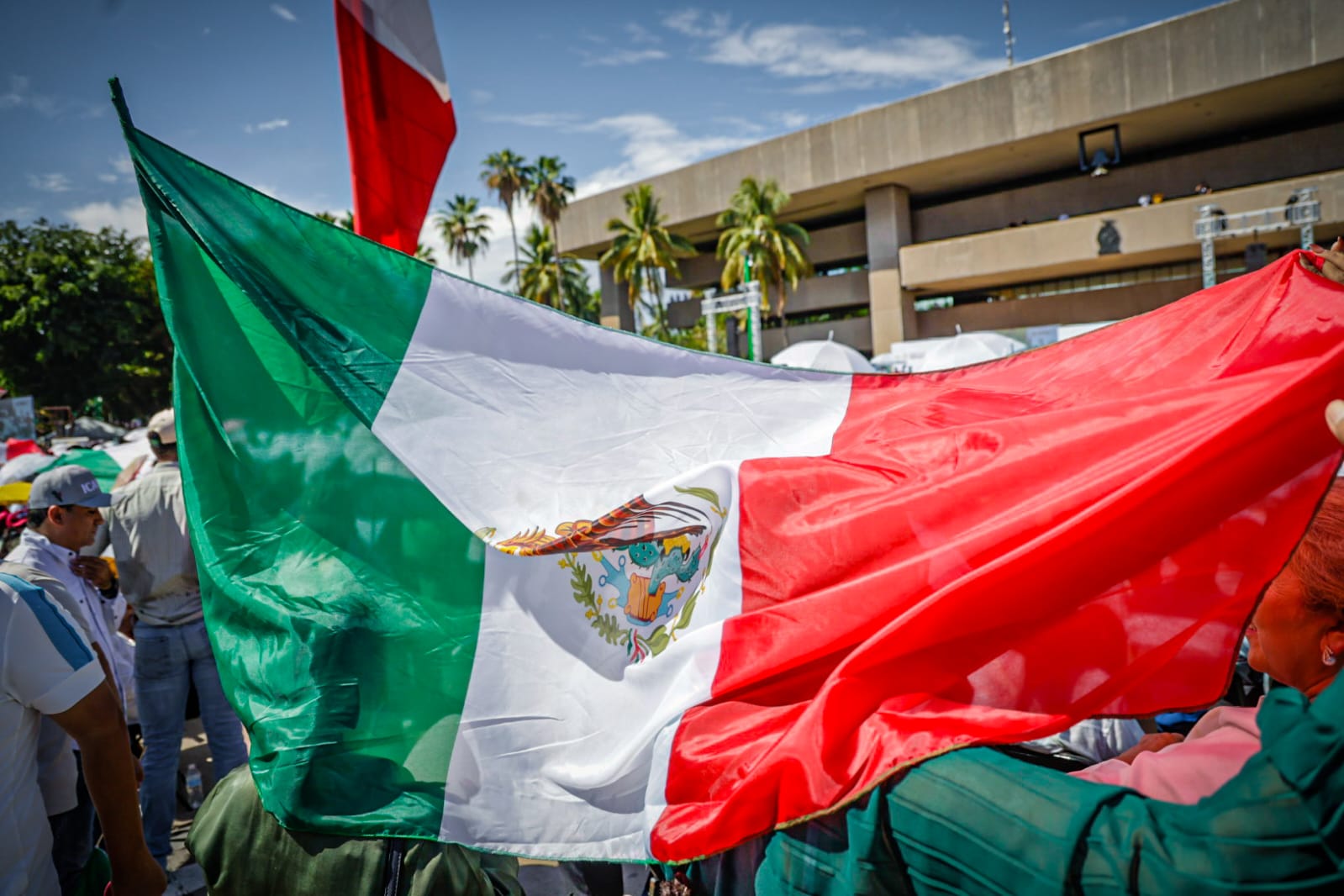 Evento en Culiacán por informe de Claudia Sheinbaum