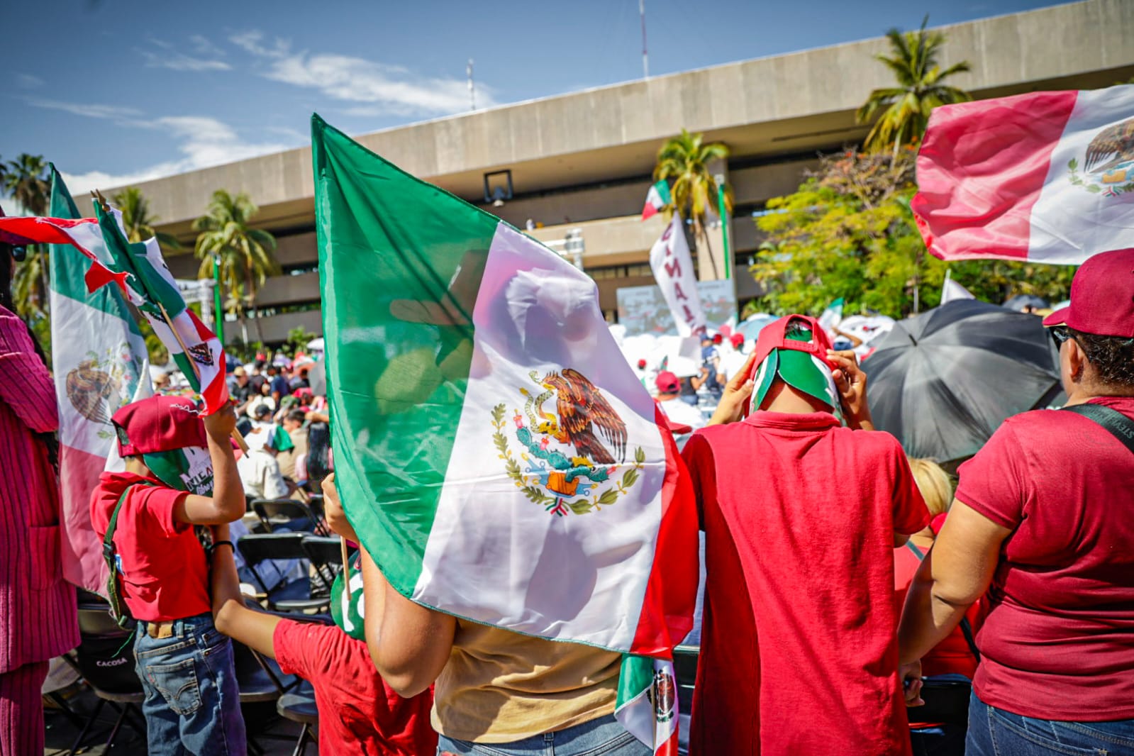 Evento en Culiacán por informe de Claudia Sheinbaum