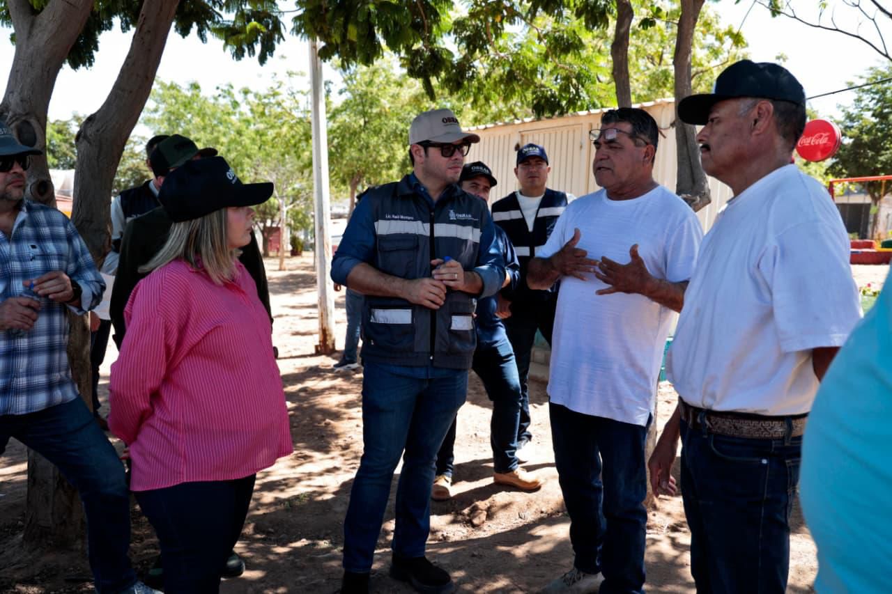 Gobernadora Yeraldine Bonilla supervisa unidades deportivas en colonias Finisterra y Nakayama, en Culiacán
