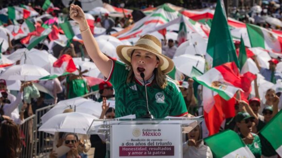 “​Con Claudia Sheinbaum México avanza a más bienestar”: Yeraldine Bonilla se enlaza de Sinaloa al segundo informe de la presidenta