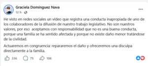 Graciela Dominguez Nava sobre el video de robo de planta