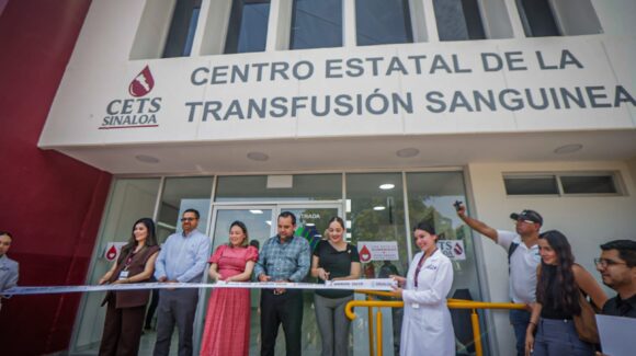 “El primero en su tipo en Sinaloa”: Gobernadora Yeraldine Bonilla inaugura el Centro Estatal de la Transfusión Sanguínea, en Culiacán