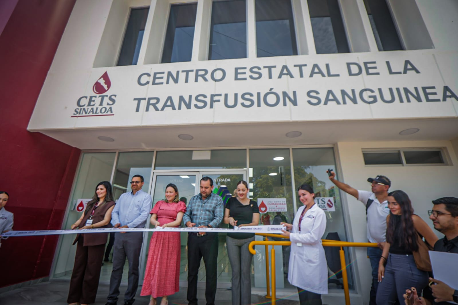 Inauguración del Centro Estatal de la Trasfusión Sanguínea de Sinaloa