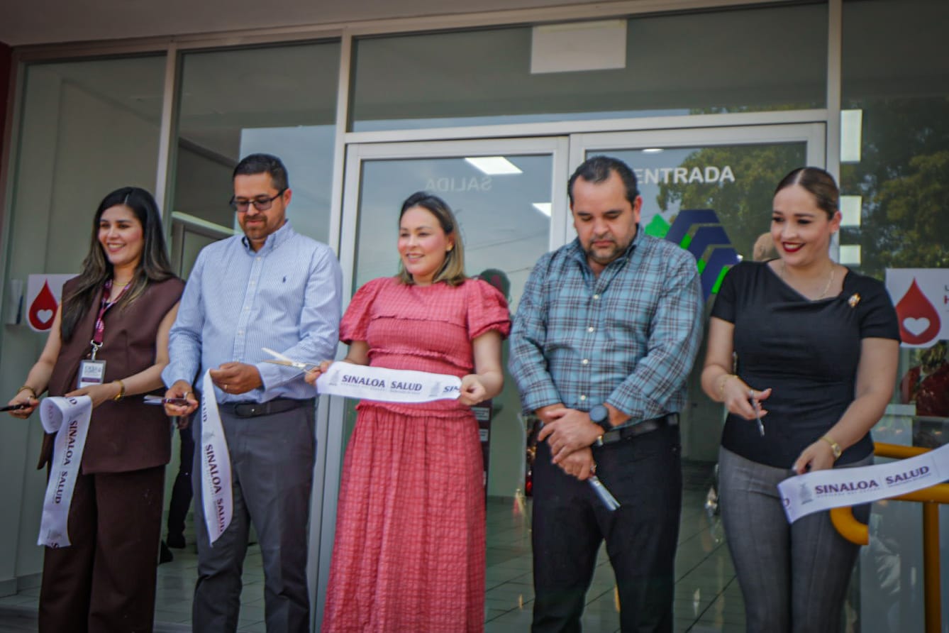 Inauguración del Centro Estatal de la Trasfusión Sanguínea de Sinaloa
