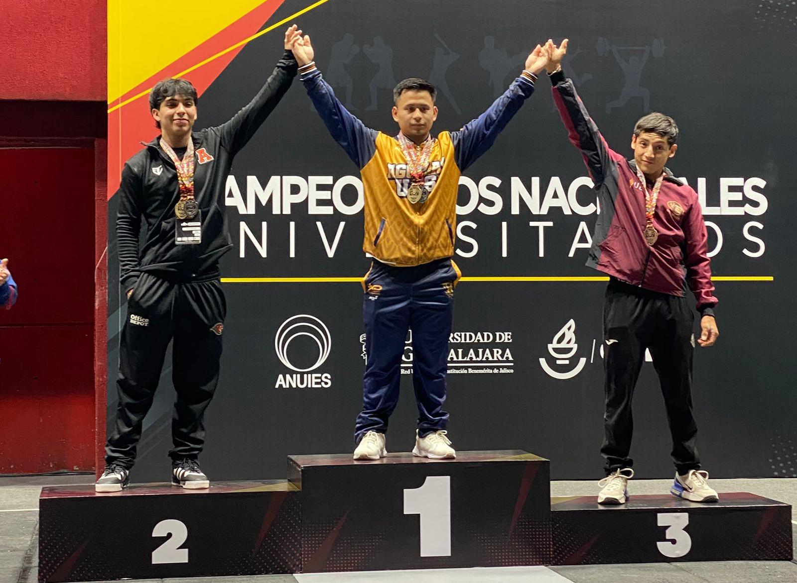 La UAS suma 15 medallas en inicio de Halterofilia de Nacionales ANUIES 2026