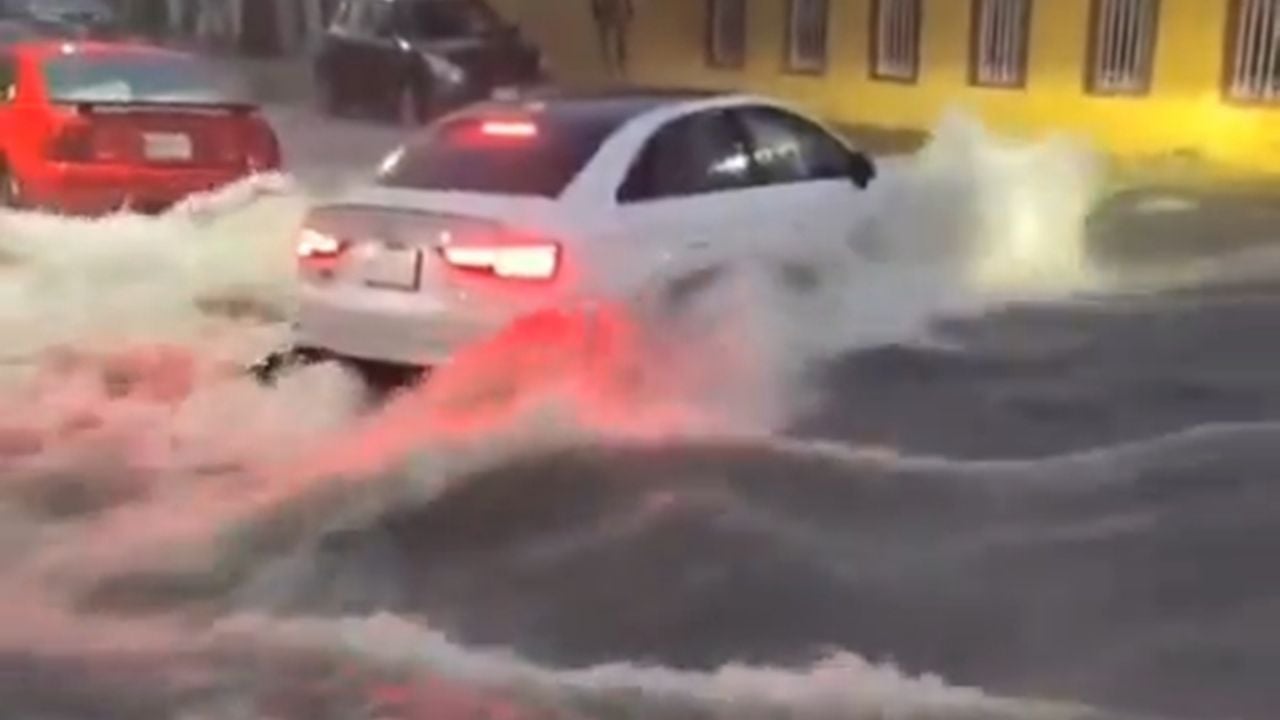 Lluvias intensas en Monterrey
