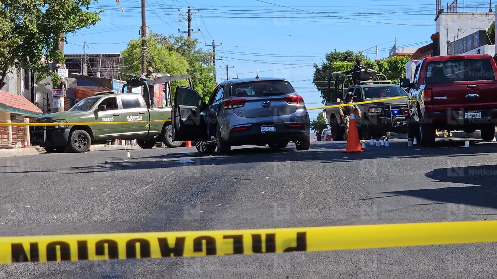 Balacera Rafael Buelna de Culiacán deja un hombre lesionado de gravedad