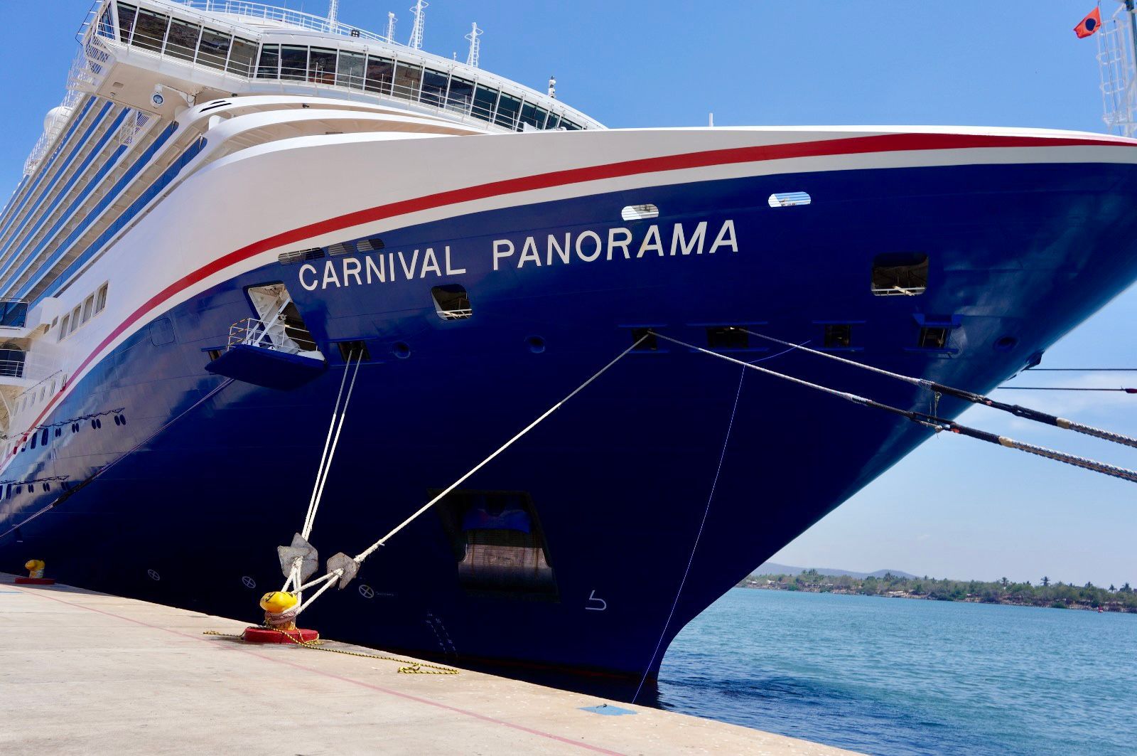 Más de 4 mil cruceristas arriban a Mazatlán a bordo del Carnival Panorama